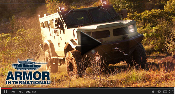 armored tactical vehicle video